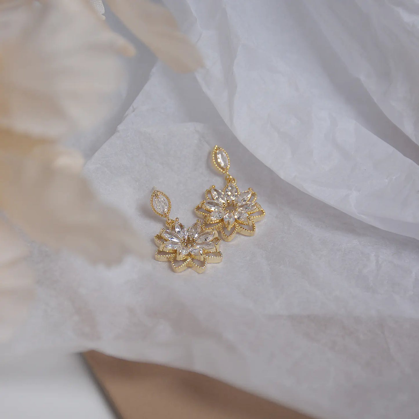 Vintage Floral Earrings