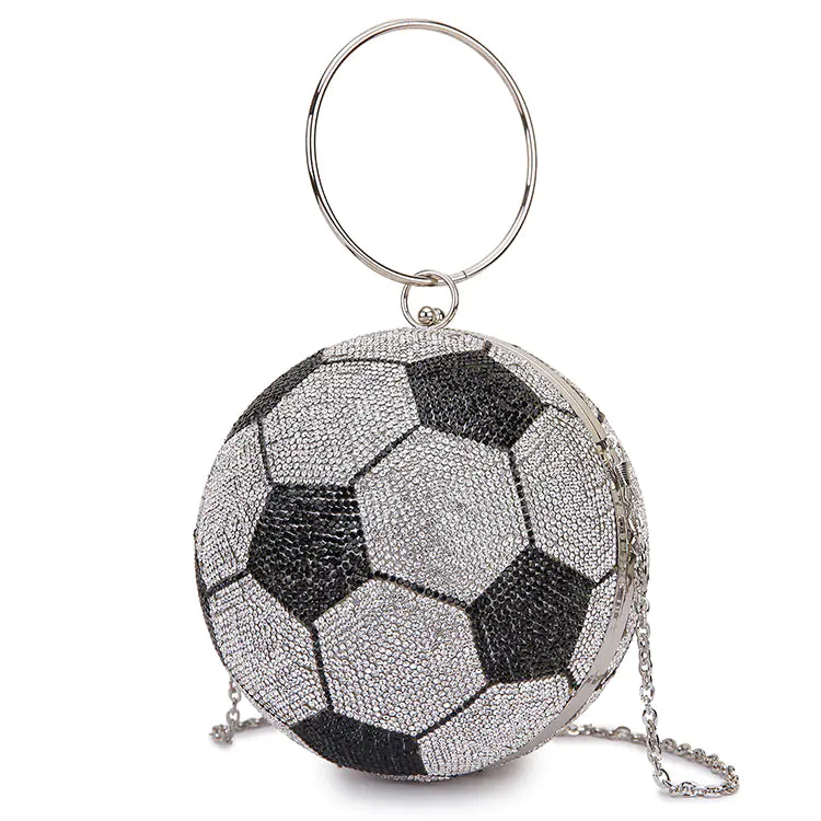 Rhinestone Sphere Bag