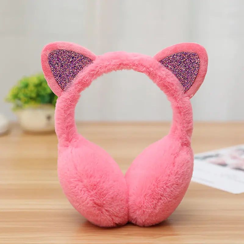 Plush Cat Earmuffs
