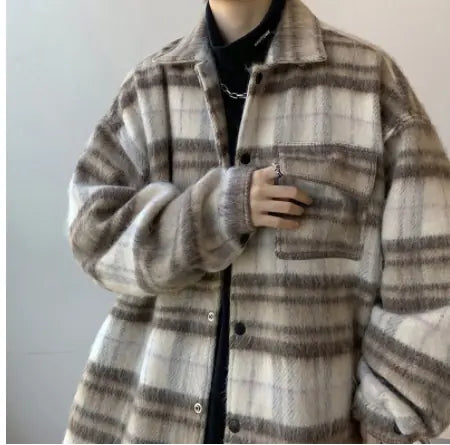 Plaid Vintage Wool Coat