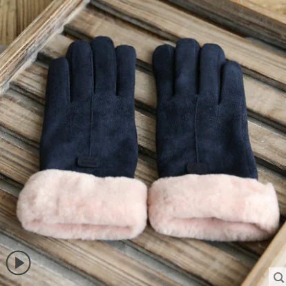 Vintage Suede Gloves