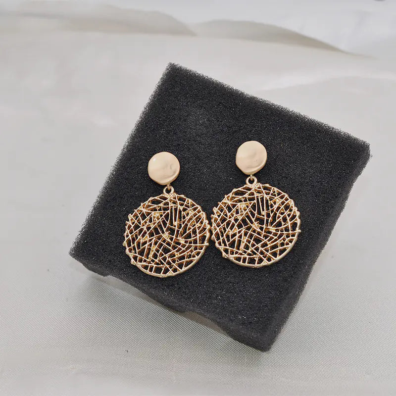 Opal Net Earrings