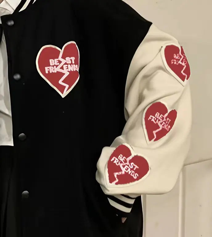 Autumn Heart Bomber Jacket