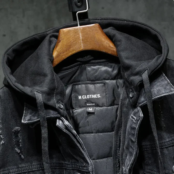 Men's Velvet Denim Jacket