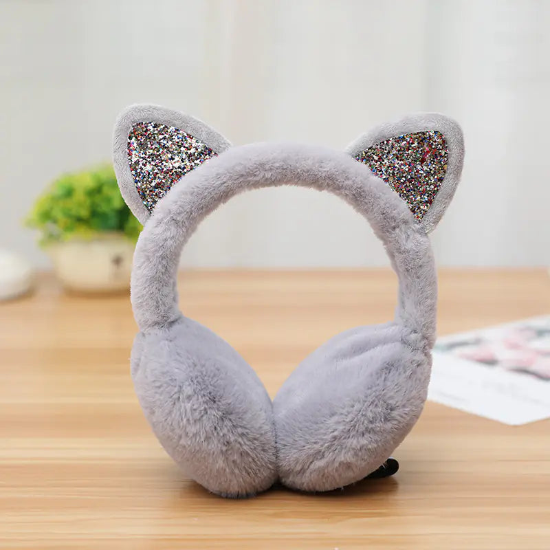 Plush Cat Earmuffs