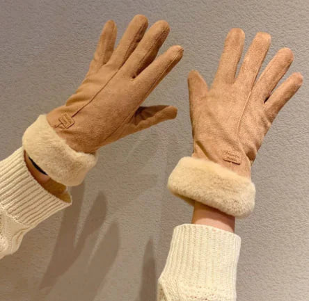 Vintage Suede Gloves