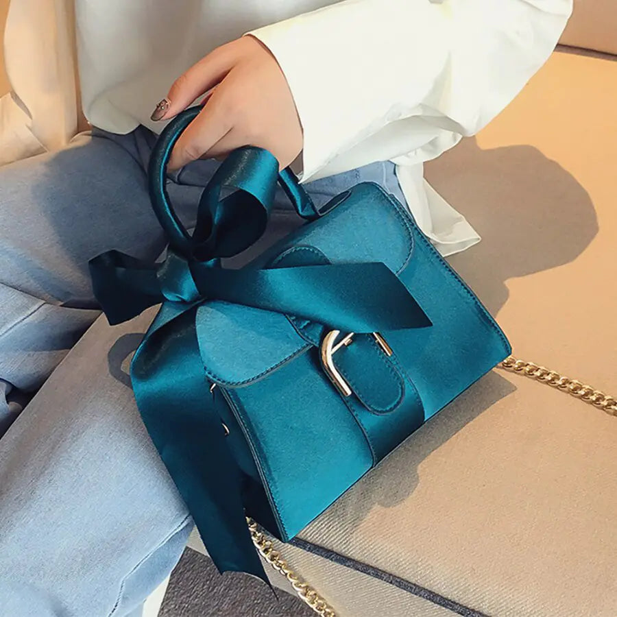 Ribbon Wrap Handbag