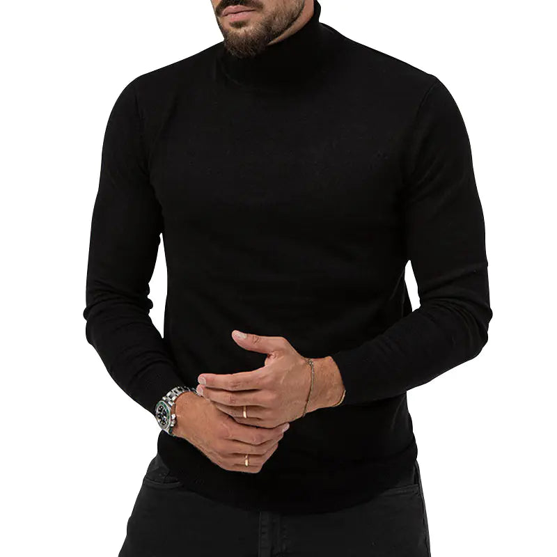 Men’s Slim Fit Turtleneck Sweater
