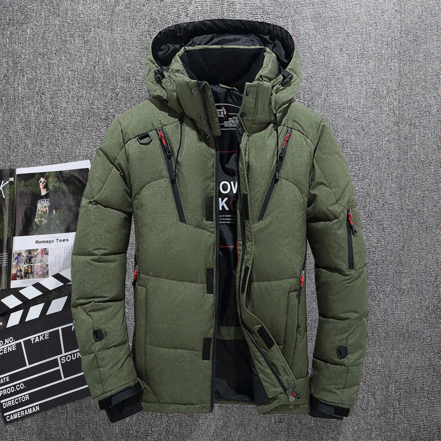 Men's Hooded Winter Puffer Jacket