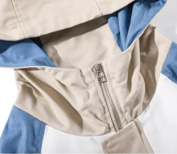 Men’s Hooded Colorblock Jacket