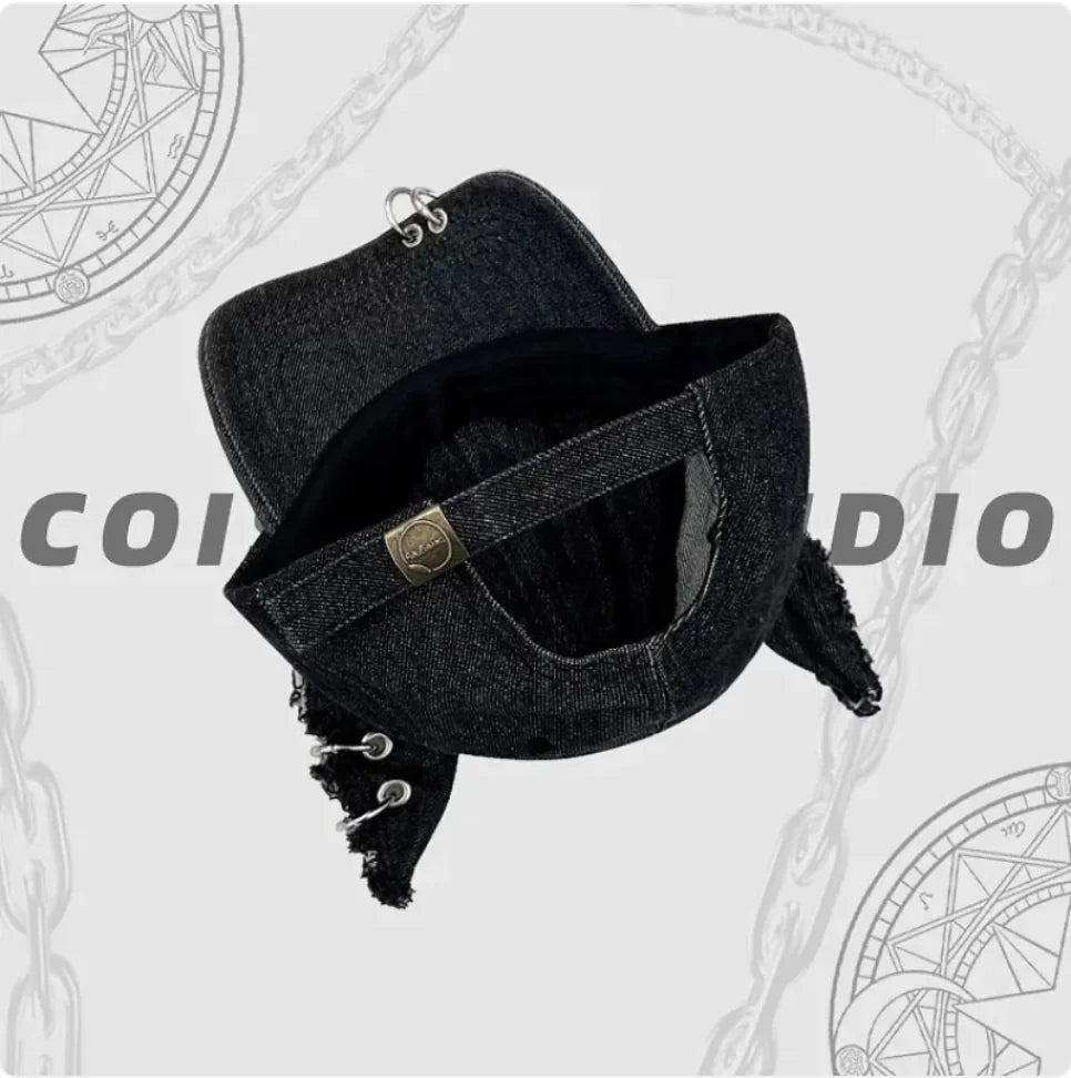 The Sophia Denim Baseball Cap