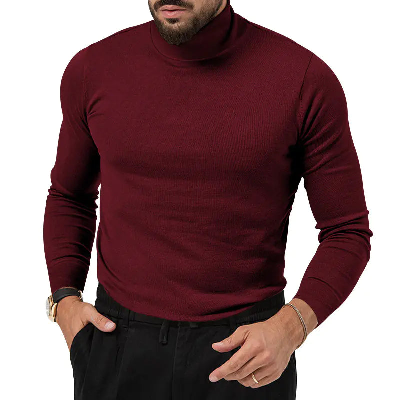 Men’s Slim Fit Turtleneck Sweater