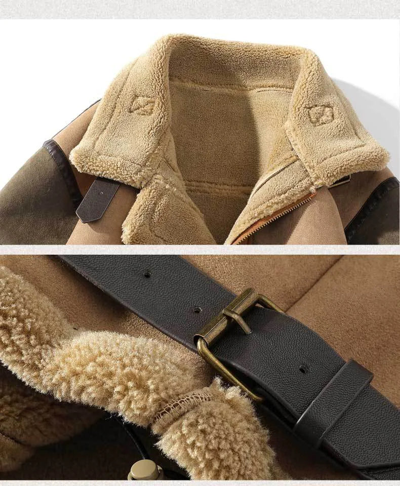Men's Rugged Fur Winter Jacket