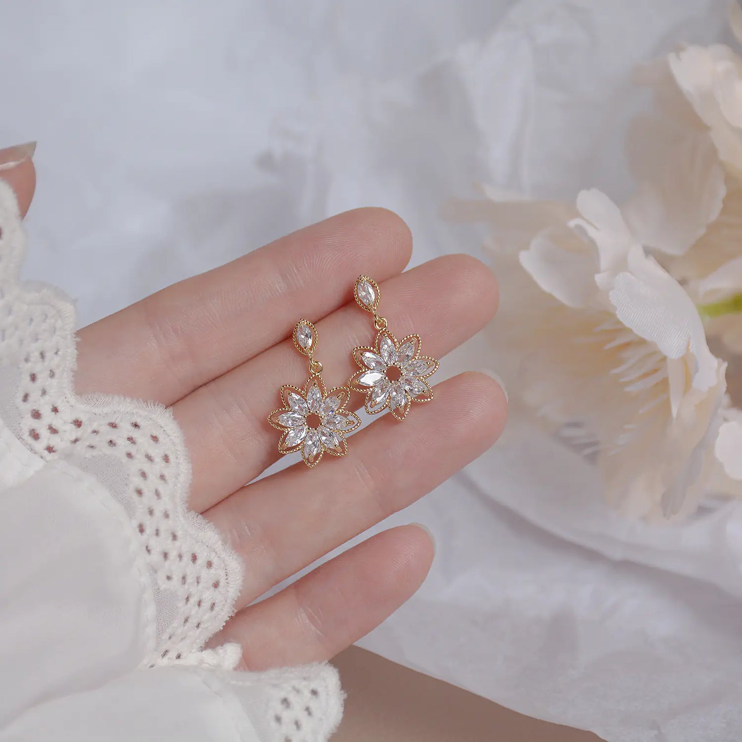 Vintage Floral Earrings