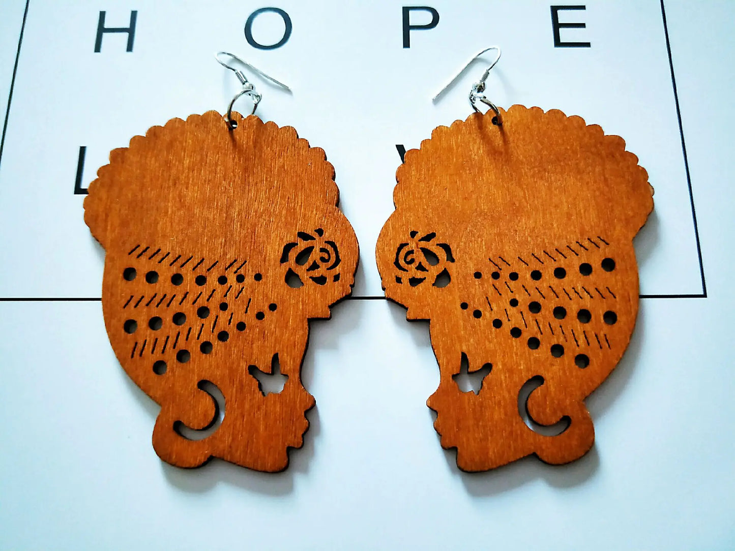 Rosewood Halo Earrings
