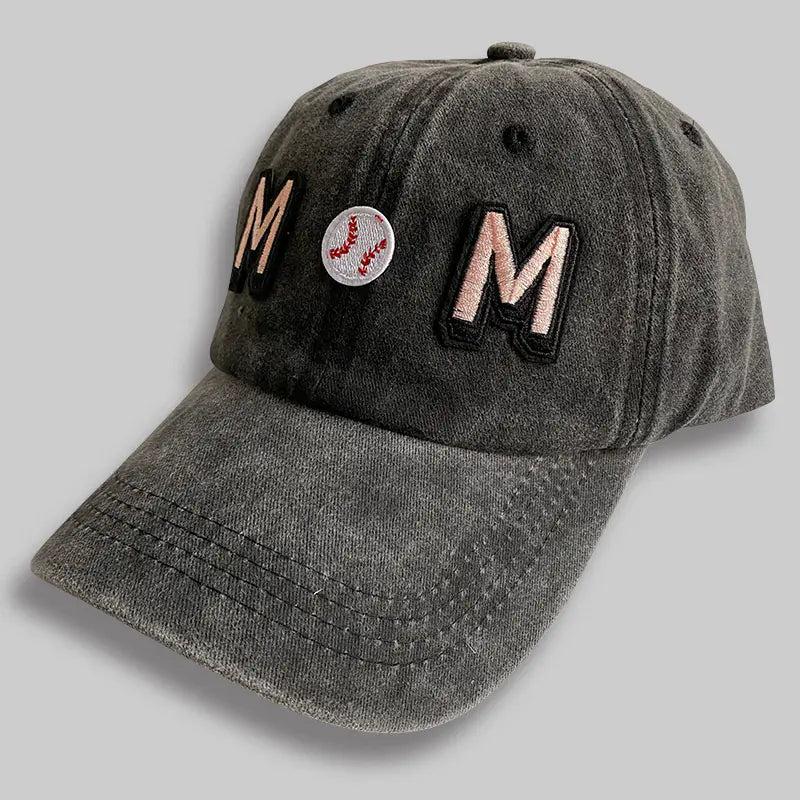 Embroidered Denim Baseball Cap