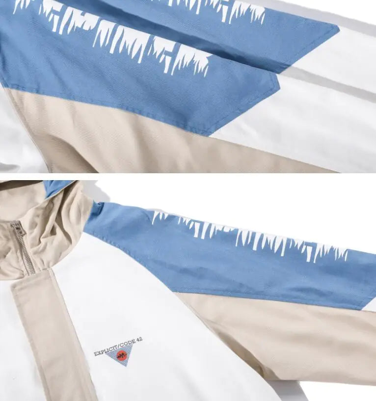 Men’s Hooded Colorblock Jacket