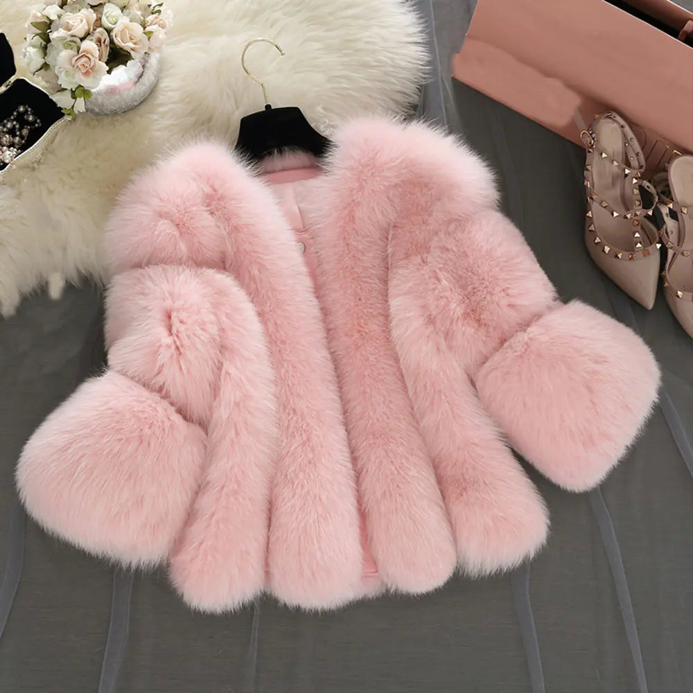 Women’s Soft Touch Fox Style Coat