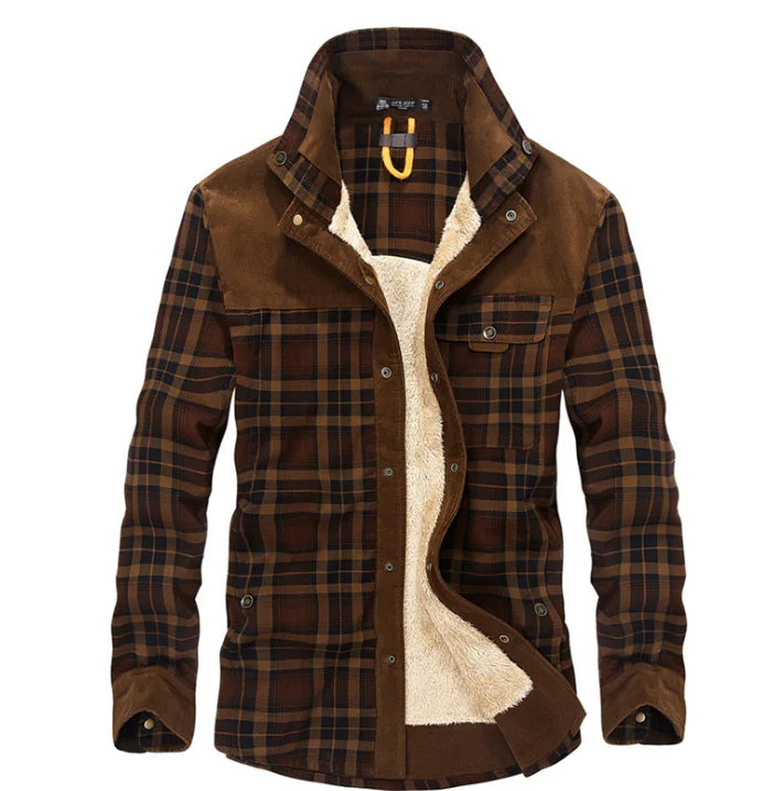 Men’s Plaid Shirt Jacket