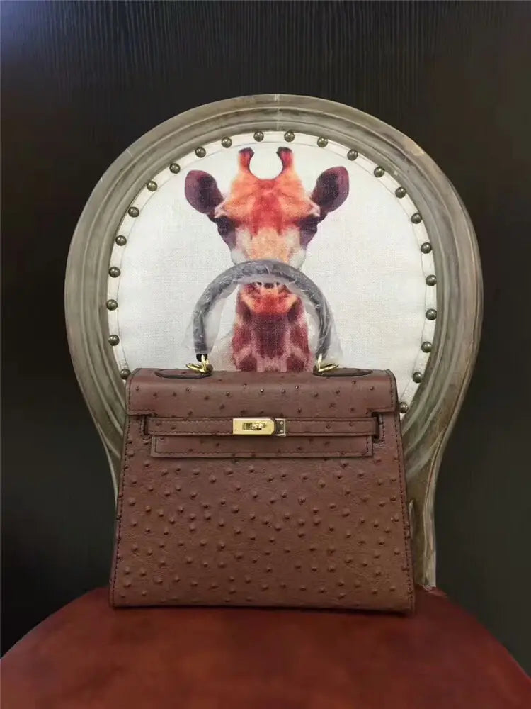 Ostrich Luxe Bag