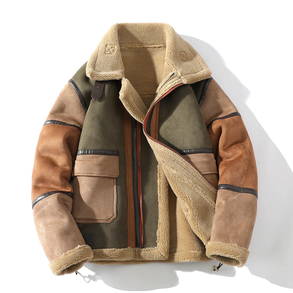 Men's Rugged Fur Winter Jacket