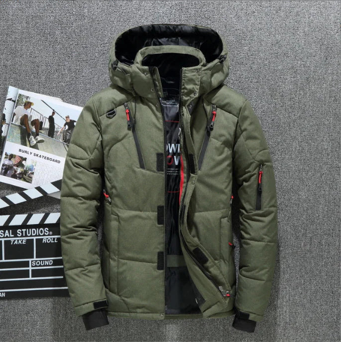 Men's Hooded Winter Puffer Jacket