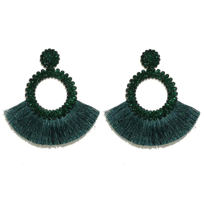 Gypsy Tassel Drop Earrings