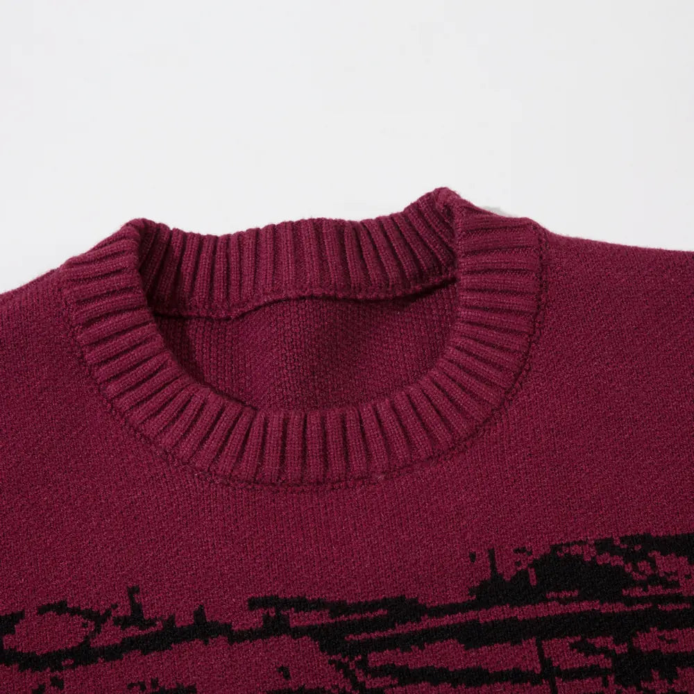 Oversized Anime Sweater