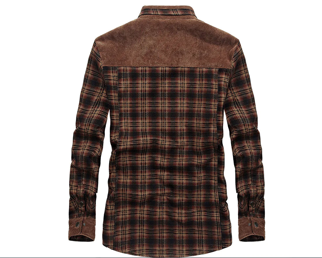 Men’s Plaid Shirt Jacket