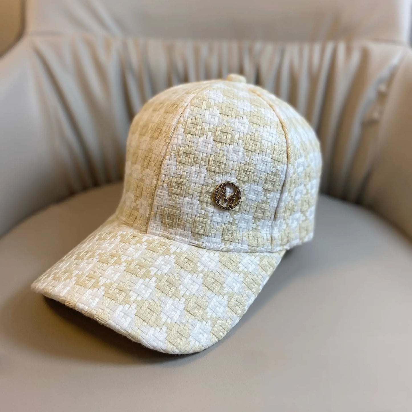 Zara Plaid Baseball Hat
