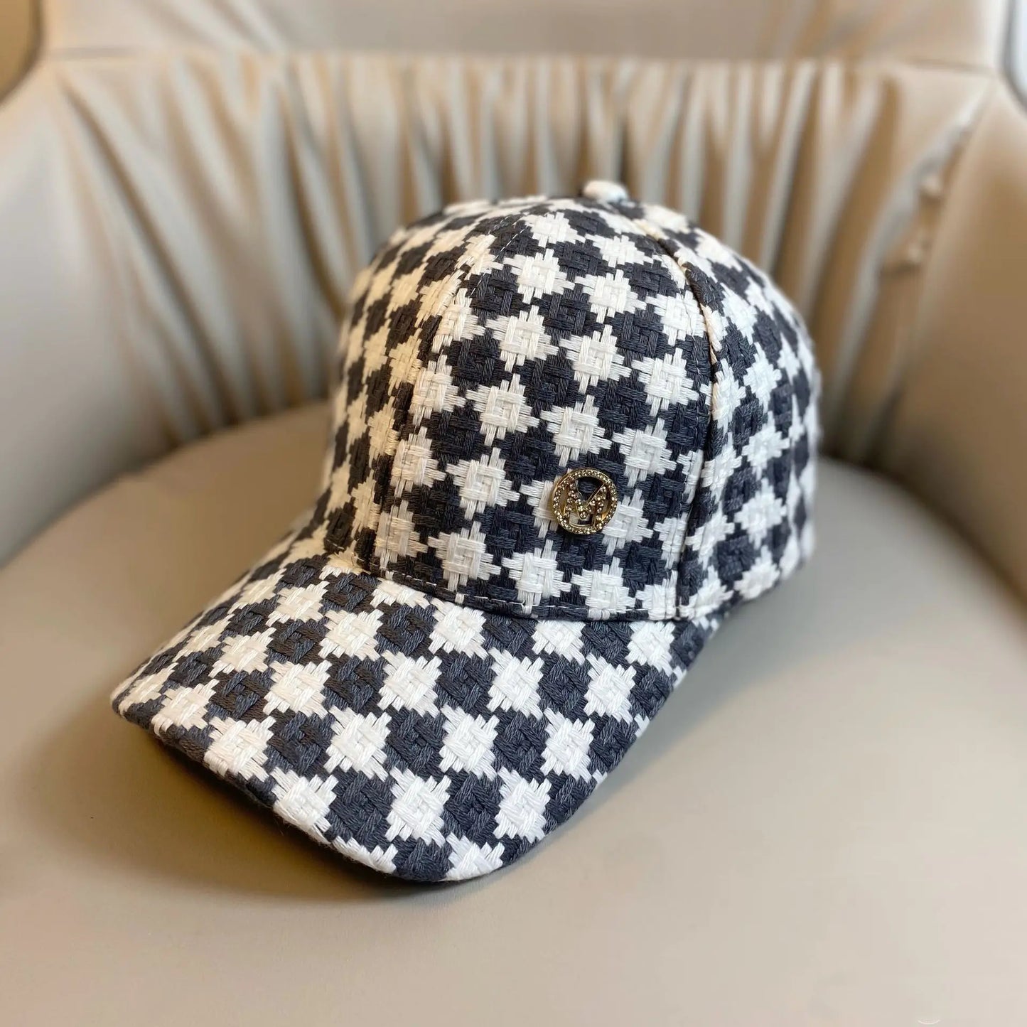 Zara Plaid Baseball Hat