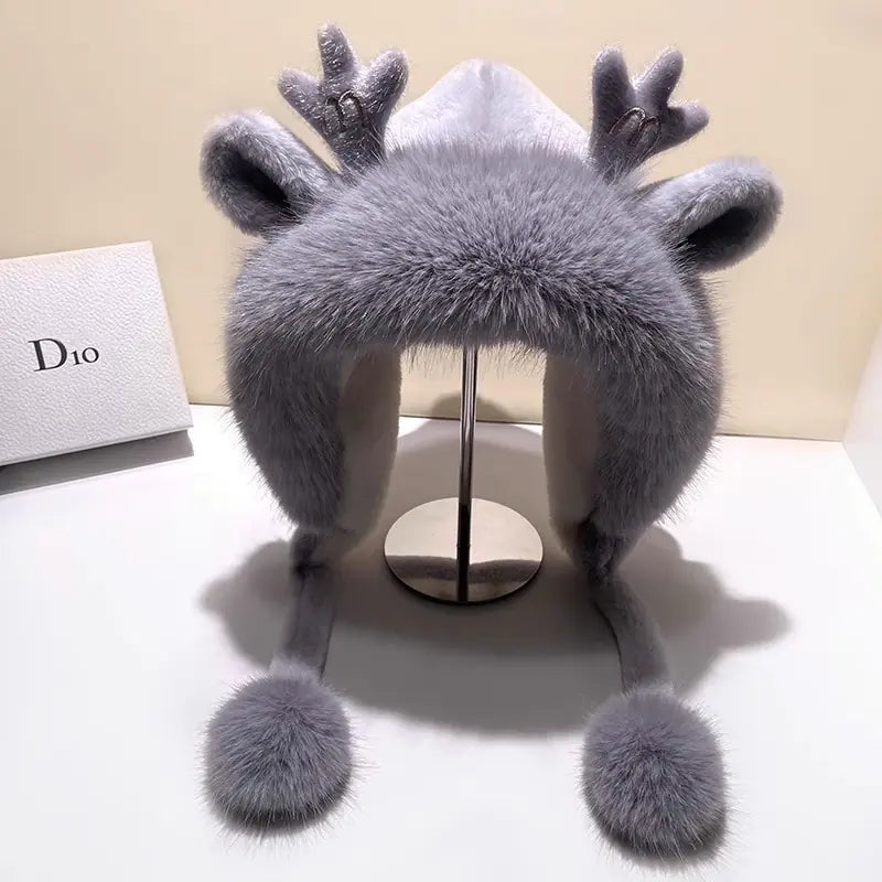 Plush Knit Hat