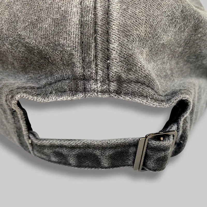 Embroidered Denim Baseball Cap