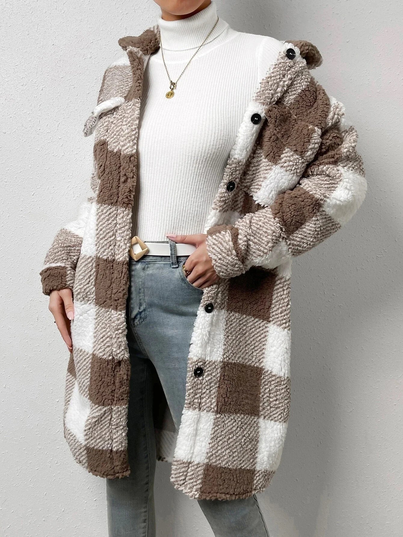 Women’s Classic Long Fleece Coat