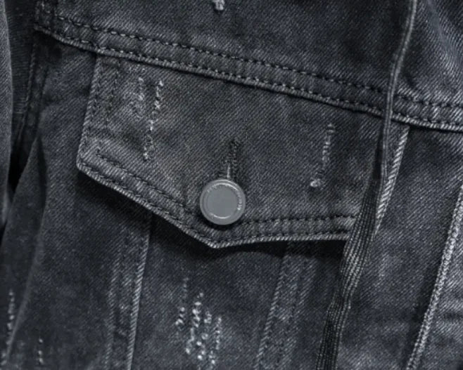 Men's Velvet Denim Jacket