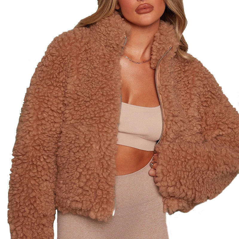 Women’s Short Lambswool Coat