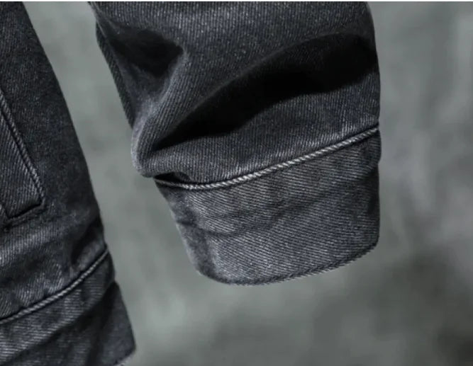 Men's Velvet Denim Jacket