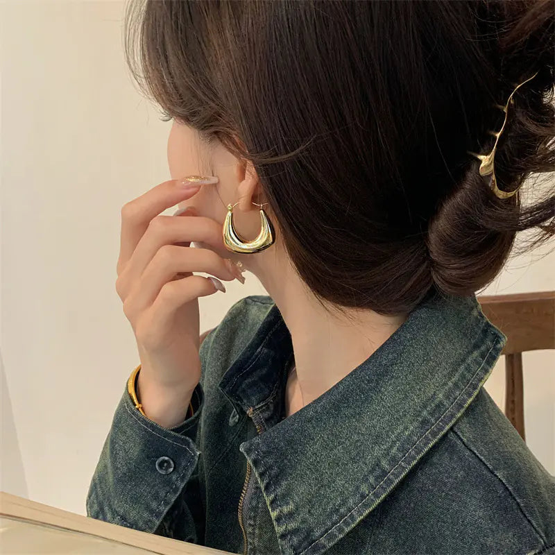 Sculpted Curve Earrings