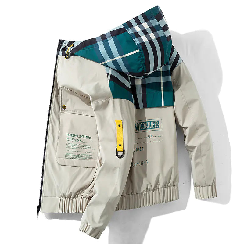 Men’s Loose Colorblock Jacket