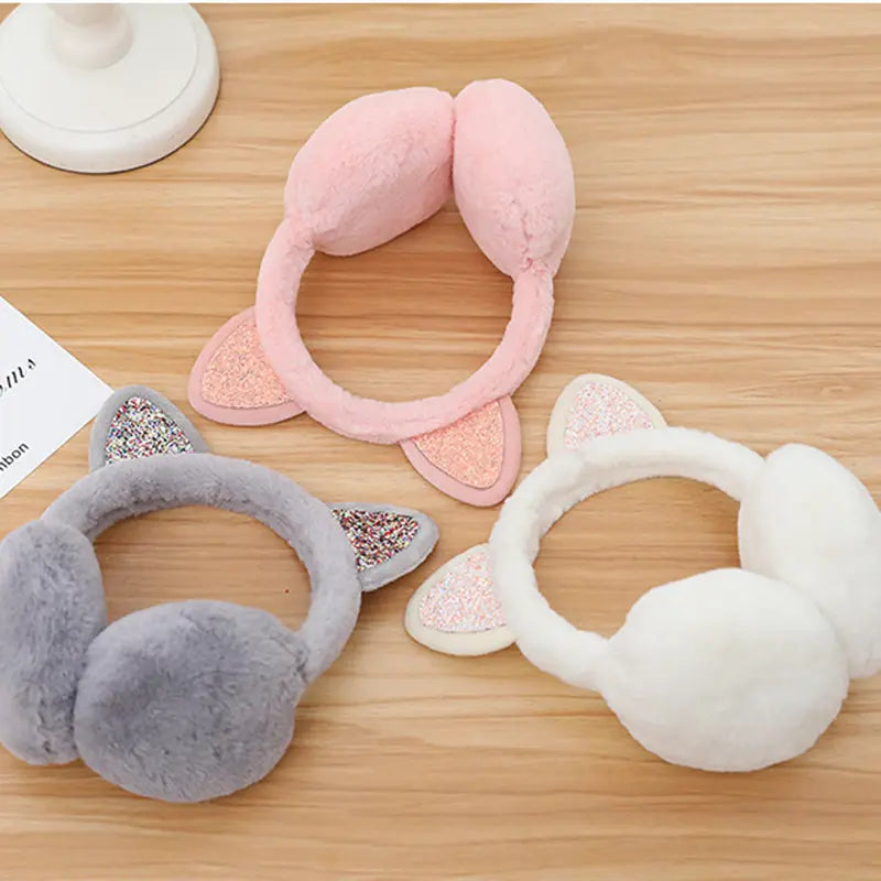 Plush Cat Earmuffs