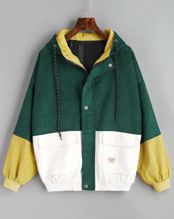 Men’s Hooded Corduroy Jacket
