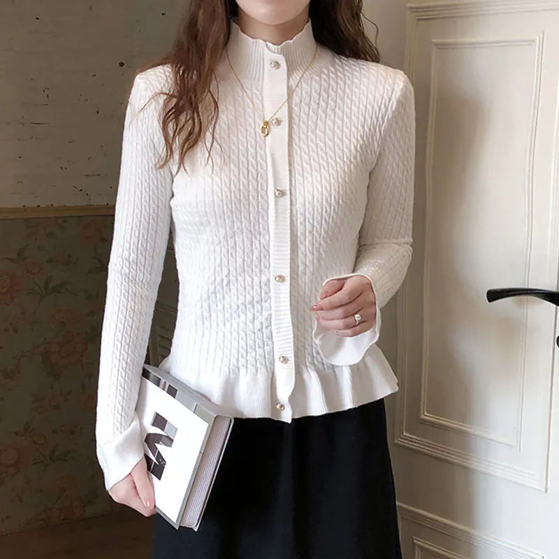 The Tessa Peplum Cardigan