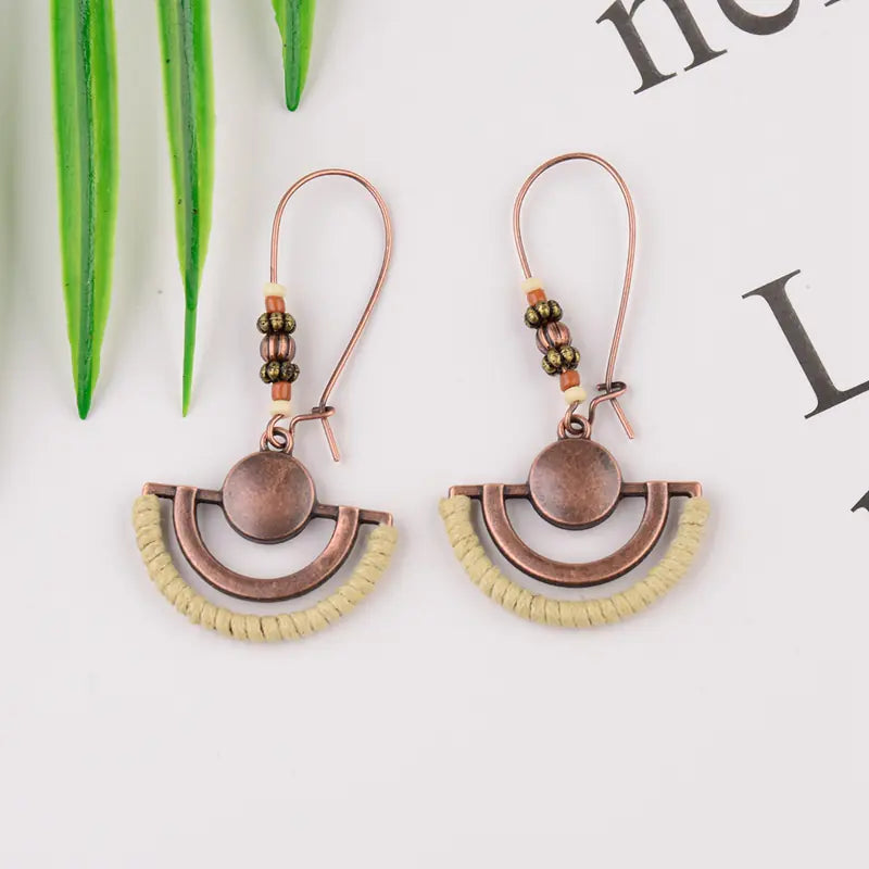 Festival Fan Drop Earrings