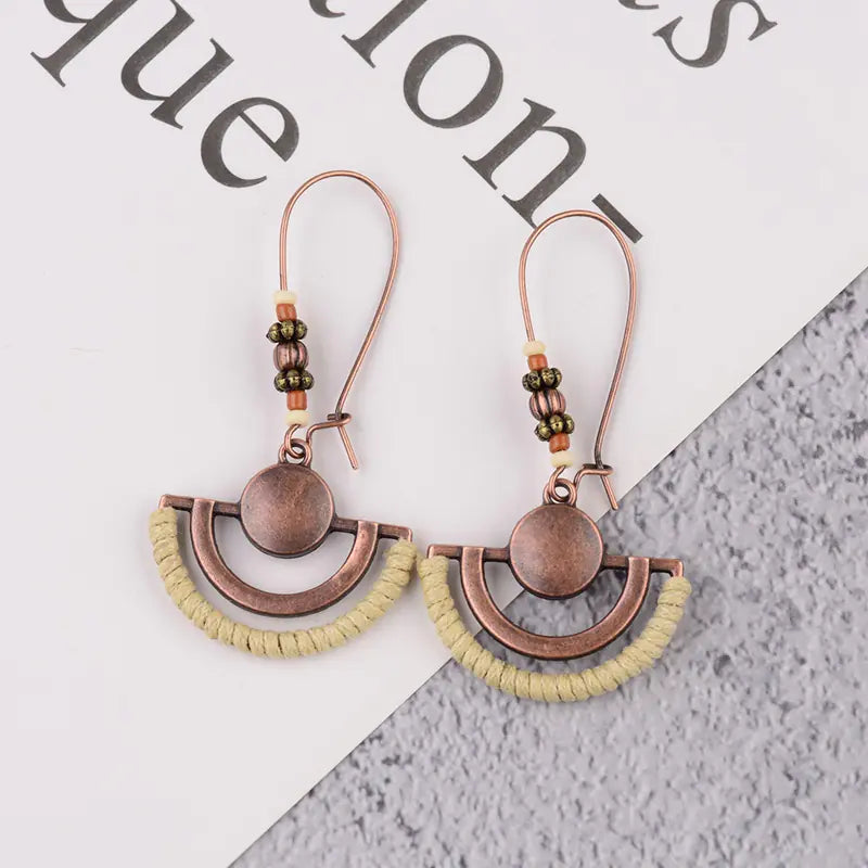 Festival Fan Drop Earrings