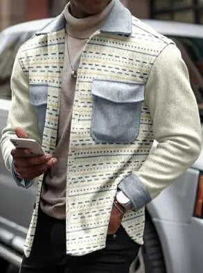 Men’s Plaid Long-Sleeve Shirt