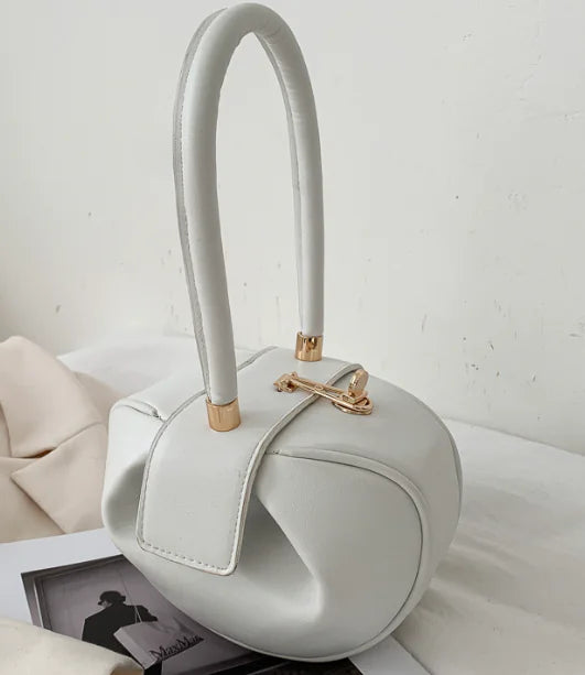 Leather Dumpling Handbag