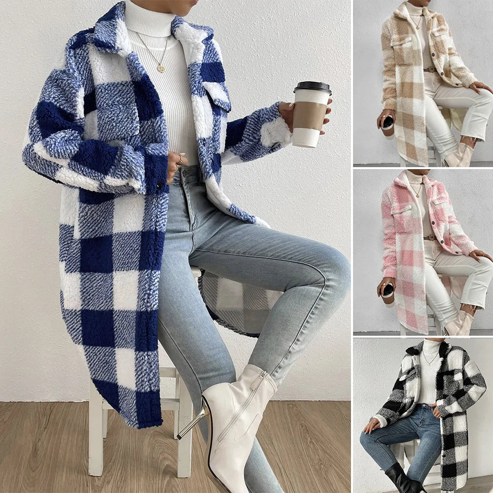 Women’s Classic Long Fleece Coat