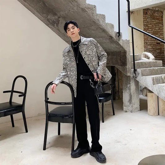 Men's Animal Print Jacket