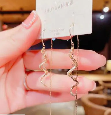 Infinity Drop Earrings