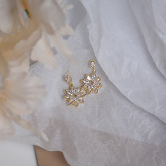Vintage Floral Earrings